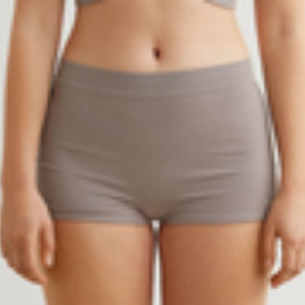 2-pack Seamless Shortie Briefs from H&M Taupe Women's Medium New with Tags